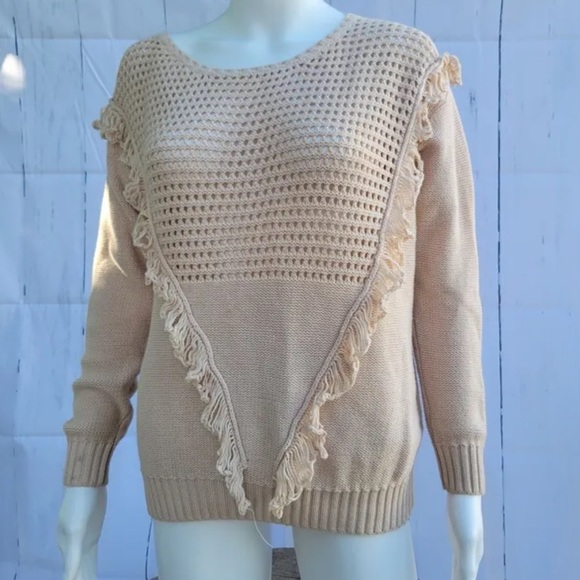 KLING European 100% cotton ruffle detail sweater - Picture 3 of 7